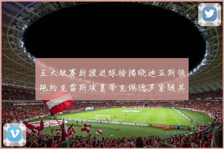 五大联赛新援进球榜揭晓迪亚斯领跑约克雷斯埃基蒂克佩德罗紧随其后