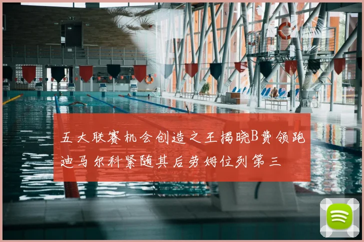 五大联赛机会创造之王揭晓B费领跑迪马尔科紧随其后劳姆位列第三