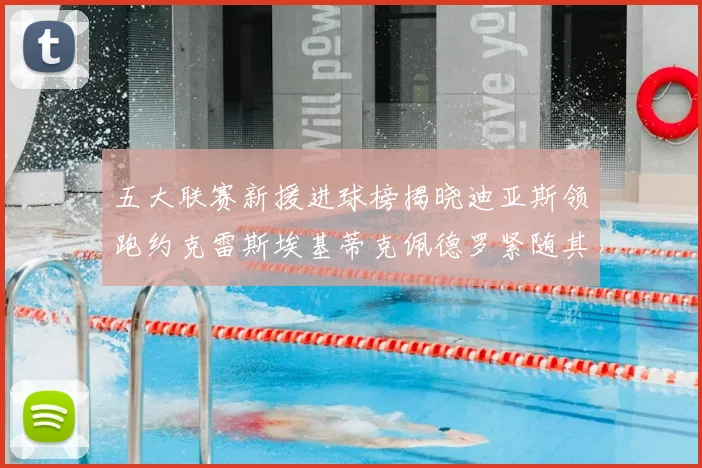 五大联赛新援进球榜揭晓迪亚斯领跑约克雷斯埃基蒂克佩德罗紧随其后