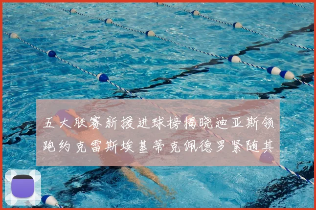 五大联赛新援进球榜揭晓迪亚斯领跑约克雷斯埃基蒂克佩德罗紧随其后